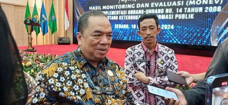 Wakil Ketua KI Provinsi Banten M. Ojat Sudrajat. (DOKUMEN/SATELITNEWS.COM)