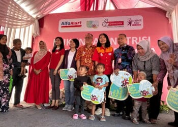 Alfamart dan Sarihusada Luncurkan Program Bantuan Nutrisi Untuk Anak Bangsa di Kabupaten Tangerang