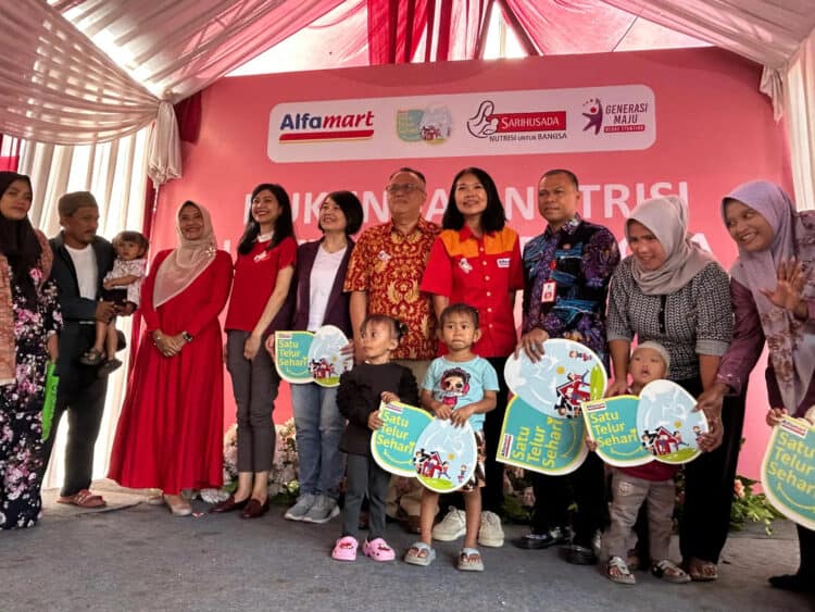 Alfamart dan Sarihusada Luncurkan Program Bantuan Nutrisi Untuk Anak Bangsa di Kabupaten Tangerang