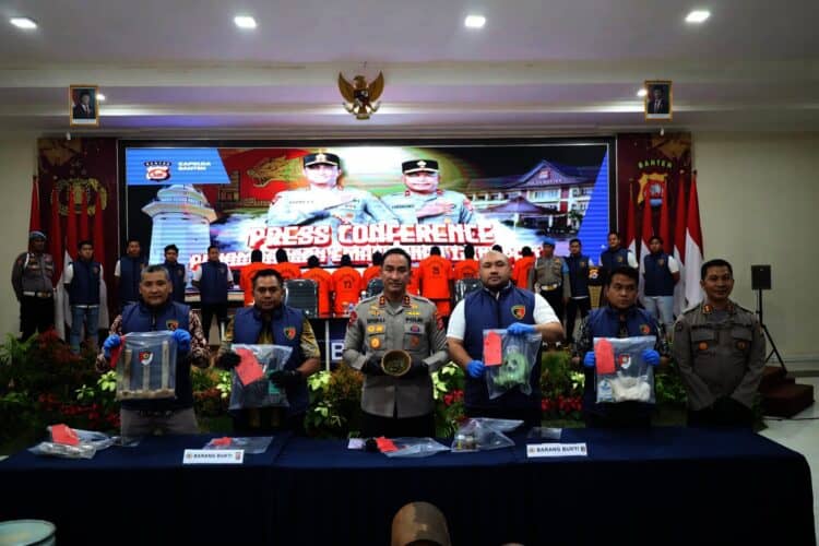 Polda Banten Berantas Penambangan Emas Ilegal, 10 Pelaku Ditangkap di Lebak