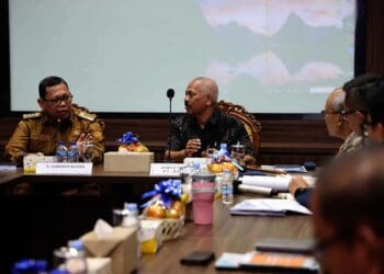 RUPS PT Jamkrida, dipimpin langsung oleh Pj Gubernur Banten A Damenta. (ISTIMEWA)
