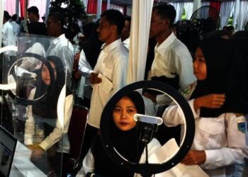 Sejumlah honorer di lingkungan Pemkab Pandeglang, mengikuti seleksi P3K, beberapa waktu lalu. (DOKUMEN/SATELITNEWS.COM)