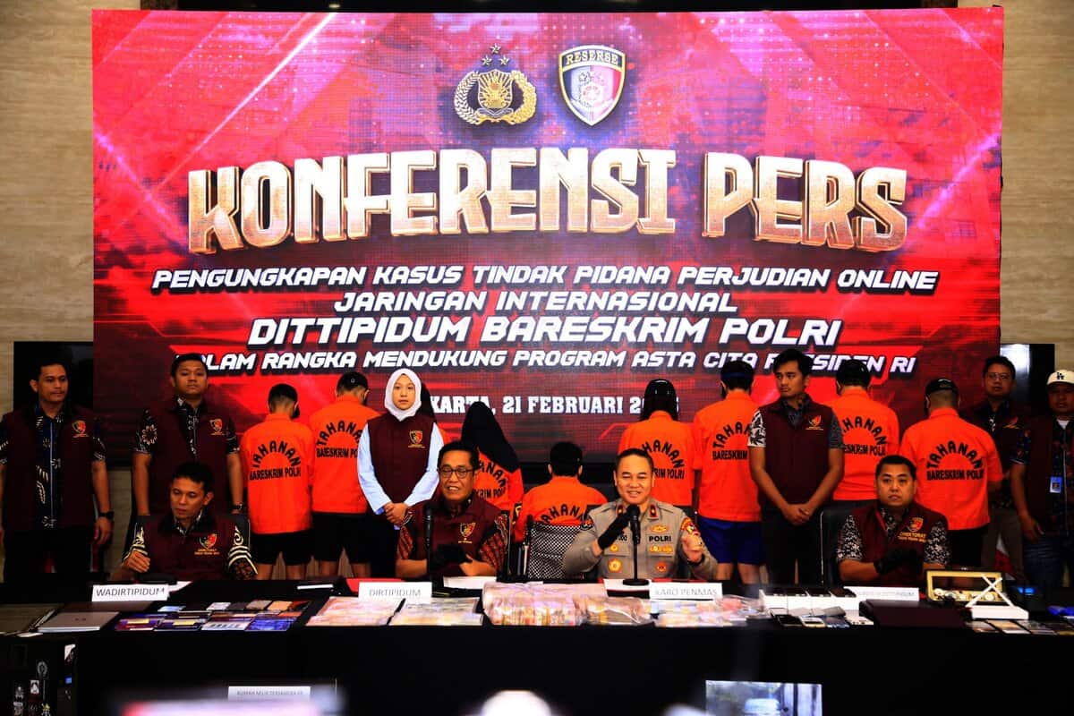 Bareskrim Ungkap Jaringan Judol Internasional