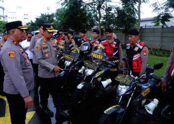 Jaga Keamanan Saat Bulan Ramadan, Polisi Cek Kendaraan Dinas Patroli