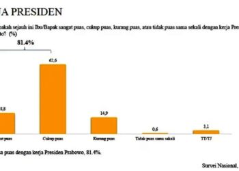 81,4 Persen Masyarakat Puas Kinerja Prabowo