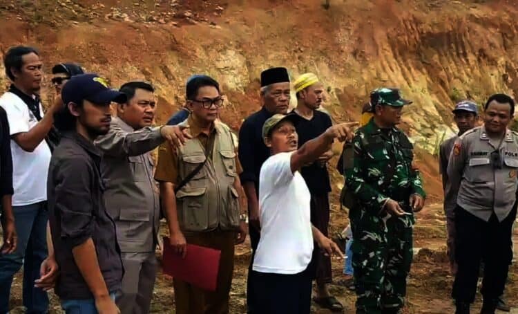 DPRD Provinsi Banten Sidak Galian Tambang Ilegal di Lebak