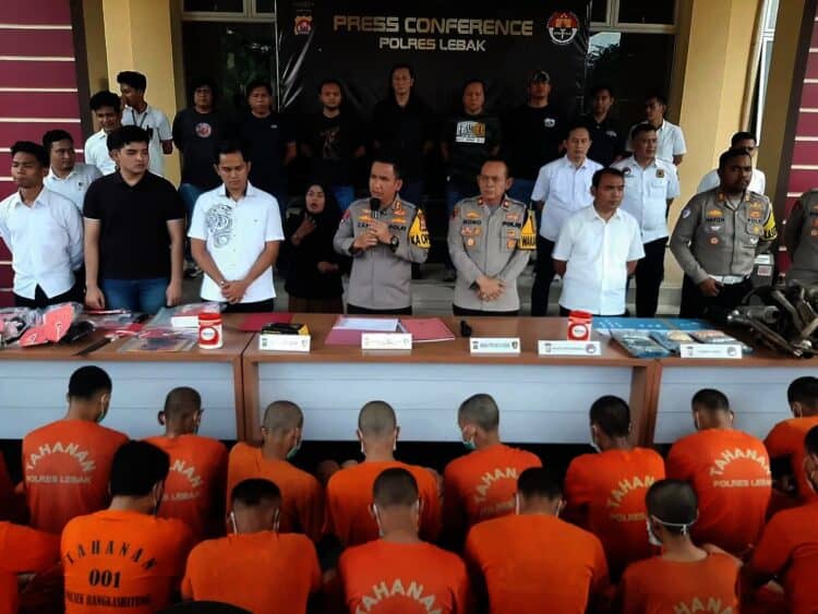 Sebulan Polres Lebak Ringkus 26 Pelaku Kejahatan, Pelakunya Tak Disangka-Sangka