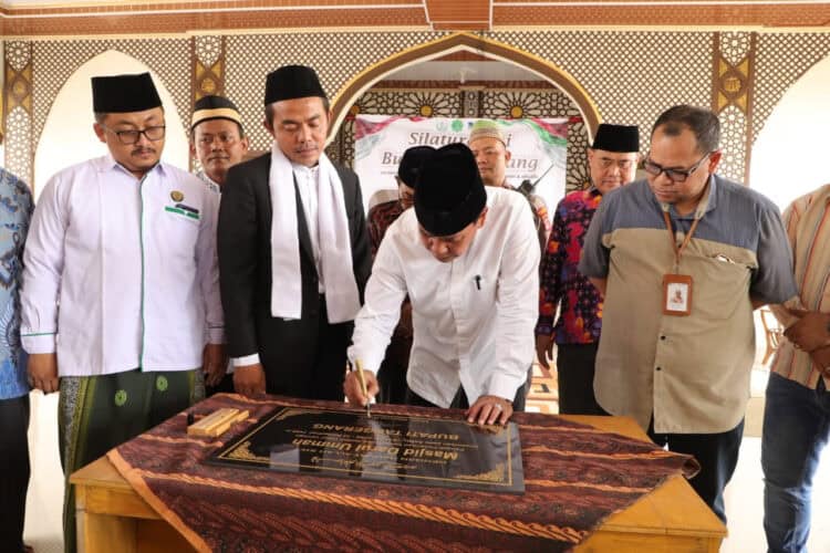 Bupati Tangerang Resmikan Masjid Darul Ummah di Cisoka