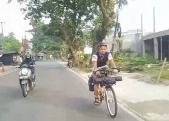 Mudik Gowes Sepeda Lebak-Purbalingga, Zaenal Tempuh Jarak 510 Km