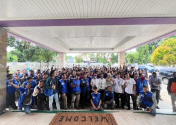 Tak Dapat THR, Kurir Lazada di Kabupaten Tangerang Unjuk Rasa