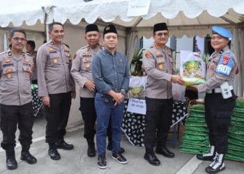Polresta Tangerang Gelar Bazar Ramadhan Polri Presisi 2025