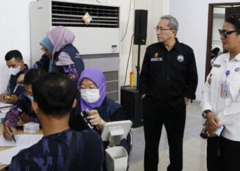 Pemkab Tangerang Tes Urine Driver dan Kondektur Bus Mudik Gratis 2025