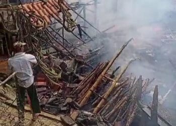 3 Rumah Terbakar Hebat di Lebak, Kerugian Ratusan Juta Rupiah