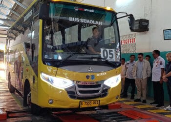 Armada Bus Sekolah Gratis di Kota Tangsel Bertambah Jadi 10 Unit