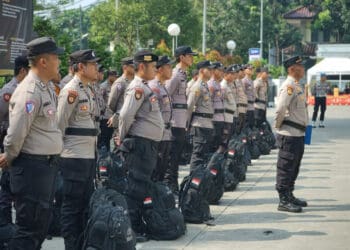 Amankan PSU Serang, Polresta Tangerang Kirimkan 61 Personel