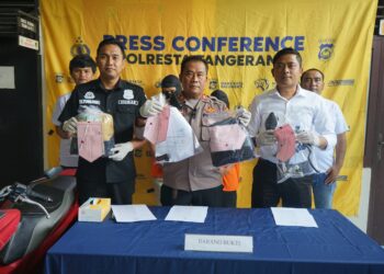 3 Pelaku Perampasan Motor dengan Parang di Rajeg Ditangkap