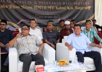 Bupati Tangerang Hadiri Peletakan Batu Pertama Graha Hijau Hitam MD KAHMI Kabupaten Tangerang
