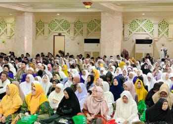 2.170 Jamaah Ikuti Manasik Haji di Aula Masjid Agung Al Amjad Tigaraksa