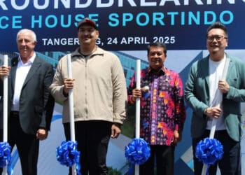 Groundbreaking Ice House Sportindo Dihadiri Menpora dan Bupati Tangerang