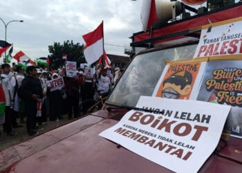 Aliansi Tangsel Peduli Palestina Gelar Aksi Damai