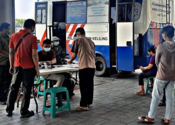 Usai Libur, Satlantas Polresta Tangerang Buka Kembali Layanan SIM Keliling