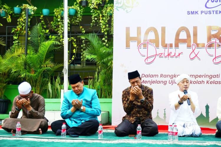 Ribuan Siswa SMK Pustek Serpong Ikuti Halal Bihalan dan Rayakan Milad Sekolah ke 26