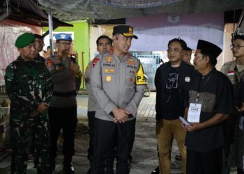 Kapolda Banten Tinjau Kesiapan TPS Jelang Pemungutan Suara Ulang