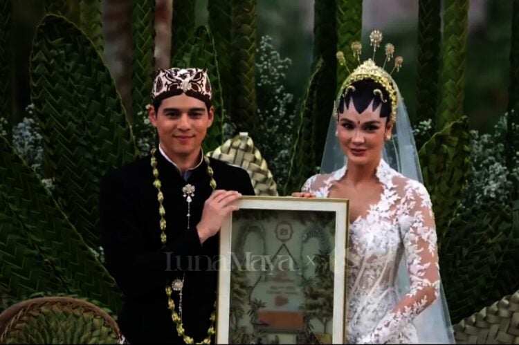Luna Maya dan Maxime Bouttier Resmi jadi Pasangan Suami-istri
