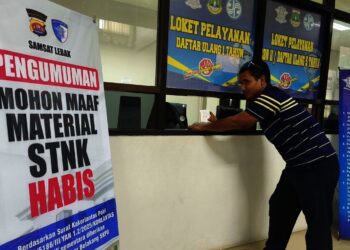 Ribuan Wajib Pajak di Lebak Kendaraan di Lebak Diberikan STNK Sementara