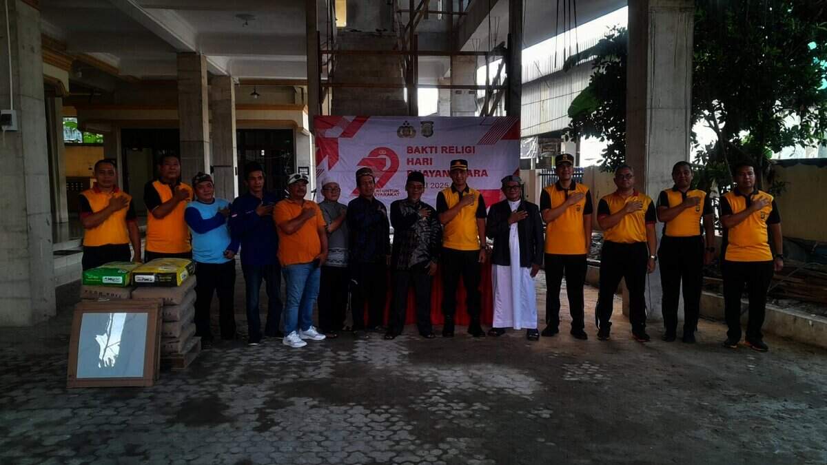Polres Metro Tangerang Kota Gelar Bakti Religi Serentak Sambut Hari Bhayangkara ke-79