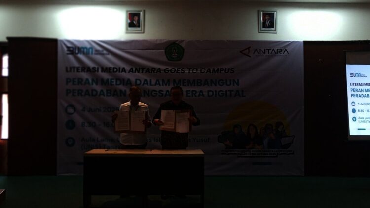 Hari Kedua Kegiatan TJSL, LKBN Antara dan UNIS Tangerang Teken MoU Tri Dharma Perguruan Tinggi