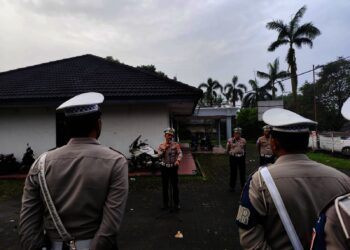 Satlantas Polresta Tangerang Gelar Apel Fungsi, Tegaskan Komitmen Pelayanan Humanis