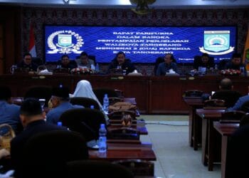 Rapat Paripurna Pembahasan 2 Raperda, Begini Kata Wakil Ketua DPRD Kota Tangerang