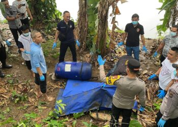 Ada Tulang Patah, Jenazah dalam Tong Biru Diduga Korban Tindak Kekerasan