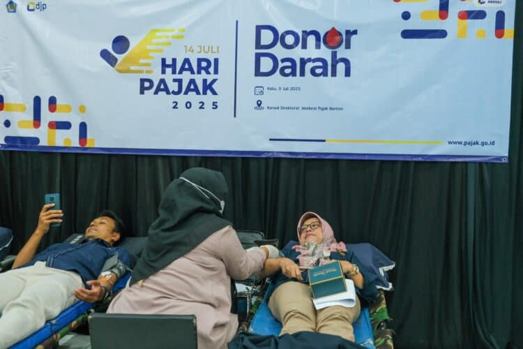 Peringati Hari Pajak 2025, Kanwil DJP Banten Gelar Donor Darah untuk Kemanusiaan