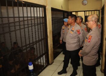 Kapolresta Tangerang Sidak Rutan, Pastikan Tahanan Bisa Tunaikan Shalat Lima Waktu