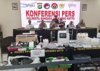 Produksi Cairan Etomidate Senilai Rp 60 Miliar, 4 WNA Dibekuk Polisi dan Bea Cukai