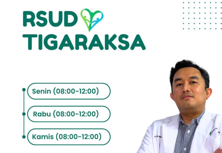 CEGAH SERANGAN JANTUNG: Dokter Spesialis Jantung pada RSUD Tigaraksa, dr. Randy Alfa Rabby, Sp. JP, FIHA. (ISTIMEWA) Jangan Anggap Remeh, Cegah Serangan Jantung Sebelum Terlambat