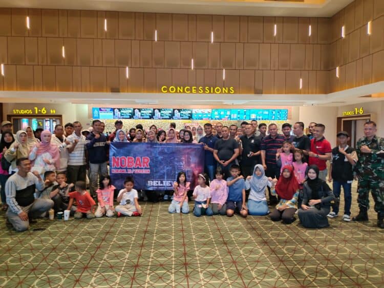 Gebrakan Koramil Sepatan, Bangkitkan Semangat Kebangsaan Lewat Nobar Film Believe