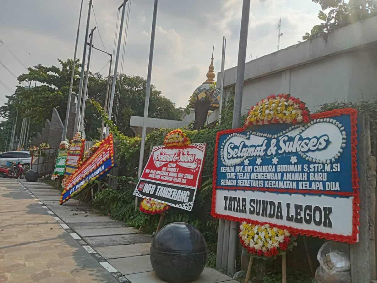 Camat Kelapa Dua Pimpin Sertijab, Dwi Chandra Budiman Jadi Sekcam