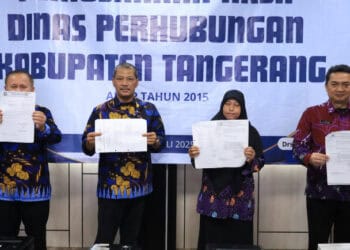 106 Arsip Inaktif Dimusnahkan Dinas Perhubungan Kabupaten Tangerang