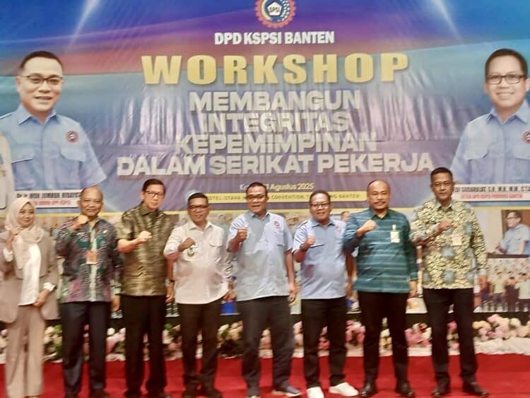 Hadiri Workshop KSPSI, Gubernur Banten Sebut Buruh Jadi Berometer Ekonomi