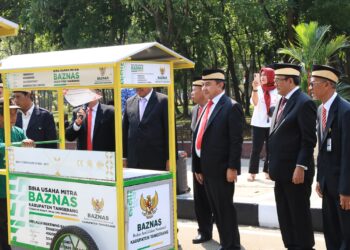 80 Pelaku UMKM di Kabupaten Tangerang Diberi Modal Dan Gerobak Usaha