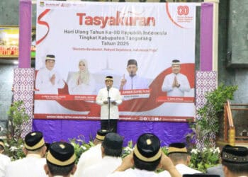 Pemkab Tangerang Gelar Tasyakuran HUT ke-80 RI Bersama Warga