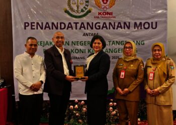 ‎KONI Kabupaten Tangerang Teken MoU Bareng Kejari