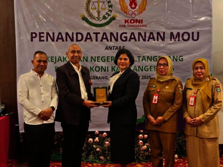 ‎KONI Kabupaten Tangerang Teken MoU Bareng Kejari