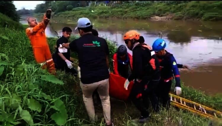 Remaja Tenggelam di Sungai Cisadane Kota Tangerang Ditemukan Tak Bernyawa