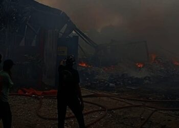 Gudang Triplek di Legok Ludes Terbakar, Belum Diketahui Penyebabnya