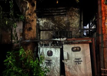 Kebakaran Gerdu Listrik, Warga dan Security Berhasil Cegah Api Merembet