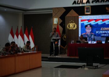 Kumpulkan Jajaran, Kapolresta Tangerang Paparkan Commander Wish Kapolda Banten